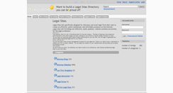 Desktop Screenshot of legal-sites.net